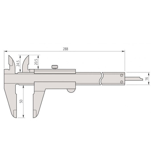 mitutoyo vernier 200mm 8 caliper mit 530 118