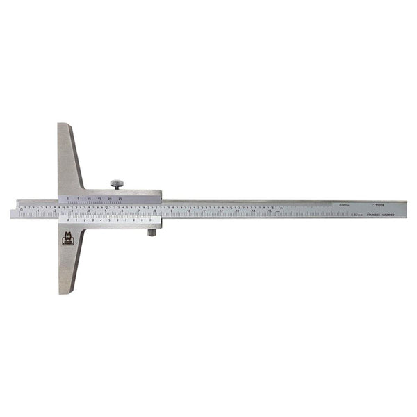 0-150mm (0-6 inch) Moore and Wright Vernier Depth Gauge 0.02mm (0.001") MW170-15