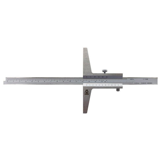 0 150mm 0 6 inch moore and wright vernier depth gauge 0 02mm 0 001 mw170 15