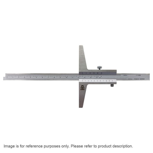 moore and wright 0 200mm 0 8 vernier depth gauge 0 02mm 0 001 mw170 20