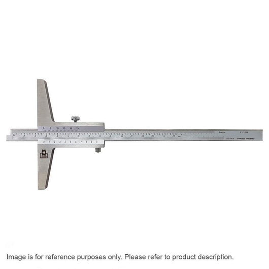 moore and wright 0 200mm 0 8 vernier depth gauge 0 05mm 1 128 mw170 20b