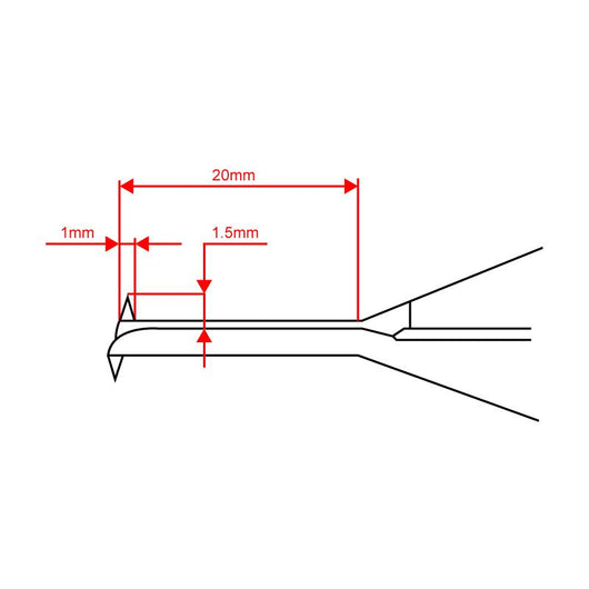 moore and wright mw432 01dc inside groove digital caliper 432 series 5 15mm 0 2 0 6