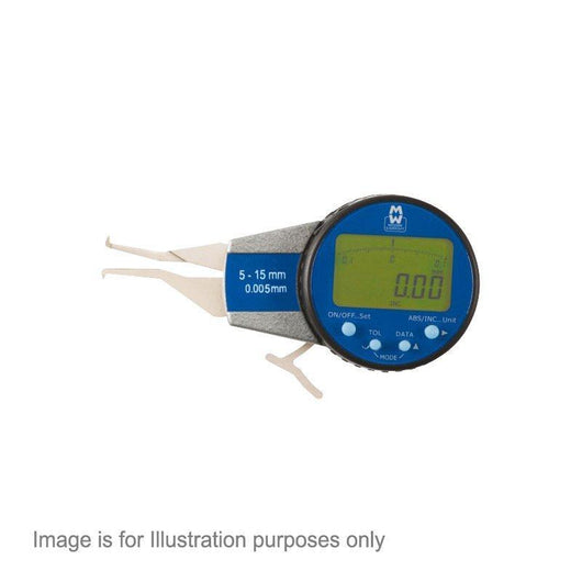 moore and wright mw432 01dc inside groove digital caliper 432 series 5 15mm 0 2 0 6