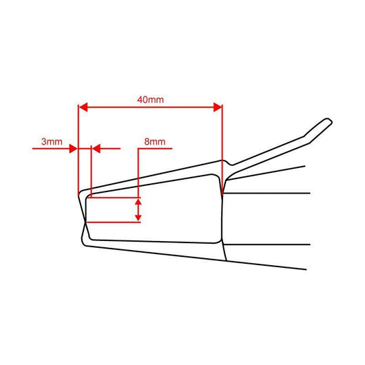 moore and wright mw442 01dc outside groove digital caliper 442 series 0 10mm 0 0 4