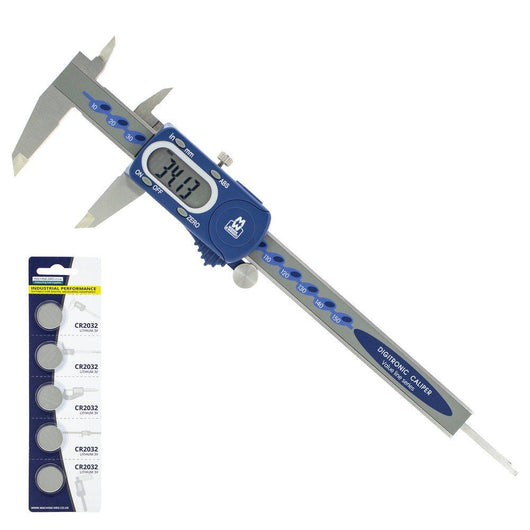 moore and wright standard digital caliper mw110 15dbl 110 series 0 150mm 0 6 free battery