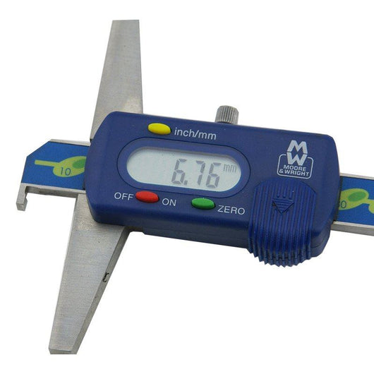 moore and wright meb mw170 20dh digital depth gauge with hook 0 200mm 0 8 inch 170 series