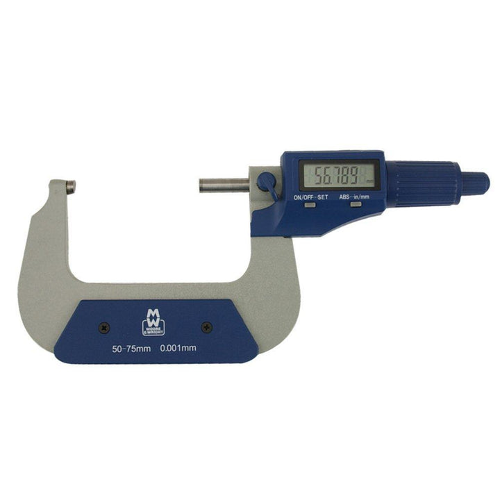 Moore and Wright Digital External Micrometer 50-75mm MW200-03DBL 200 Series