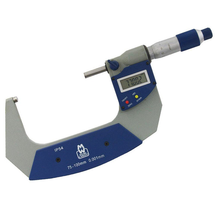 Moore and Wright MEB-MW201-04DAB Digital External Micrometer 75-100mm (3-4 inch) 201 Series