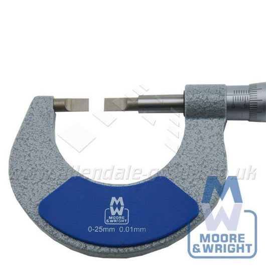 moore and wright 0 25mm blade outside micrometer mw275 01