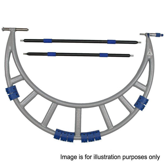moore and wright 500 600mm large metric external micrometer 220 series mw220 03