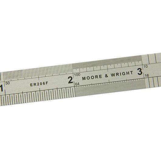 150mm 6 moore wright engineers rules 1mm wide meb er206