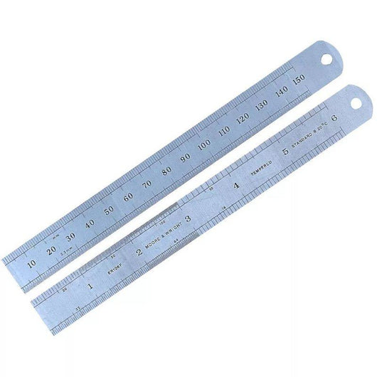 moore and wright 150mm metric only engineers rules 19mm wide er306