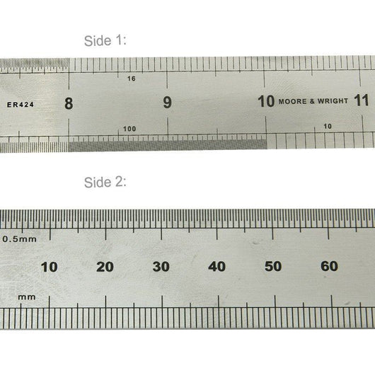 moore and wright 600mm 24 engineers rule er424