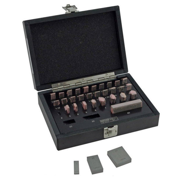 47 piece steel slip gauge set grade 2 moore and wright 700 series