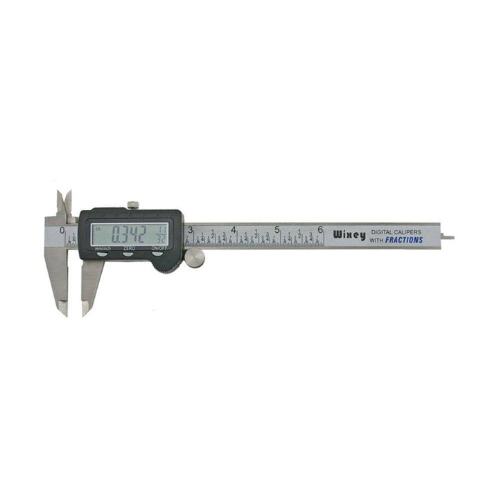 Wixey WR100 Fraction Digital Caliper 0-150mm (0-6")