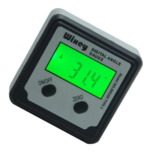 wixey digital angle gauge type 2 with magnetic base and backlight