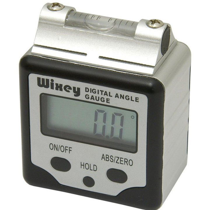 Wixey Digital Angle Gauge with hold function and Level Bubble