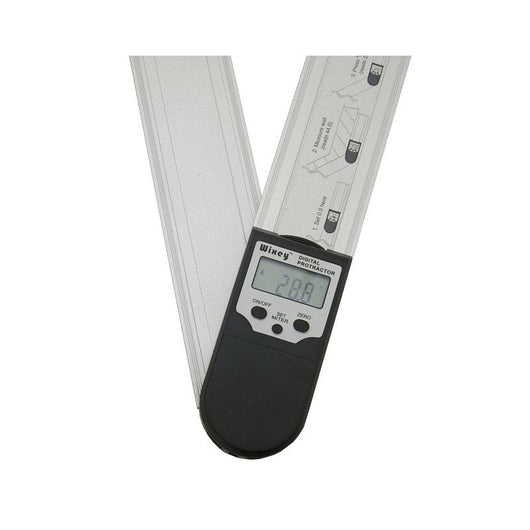 12 304mm wixey digital protractor with miter function wr412