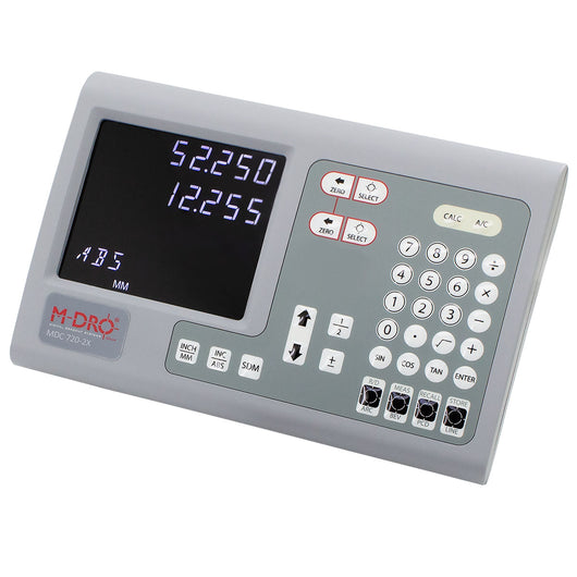 m dro 2 axis universal function digital readout display console