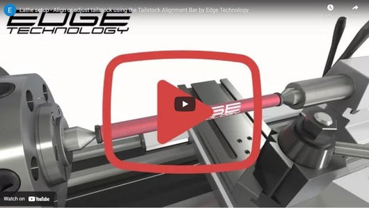 lathe tailstock to headstock alignment gauge bar from edge technology