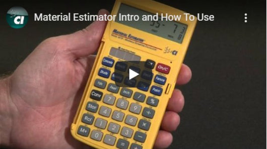 calculated industries 4019 material estimator